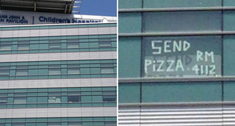 4. Someone In The Hospital Really Wanted Pizza