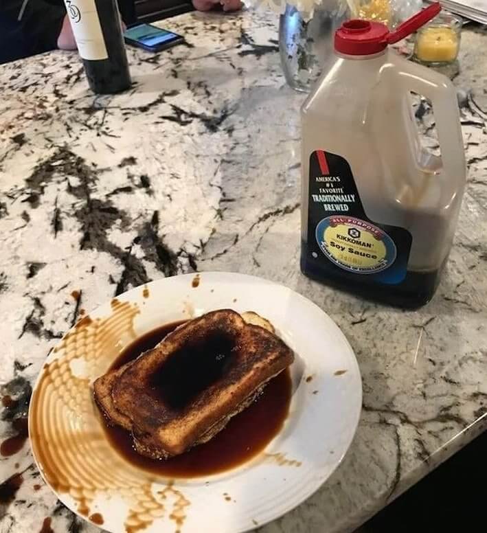 Well, That French Toast Is Now Ruined