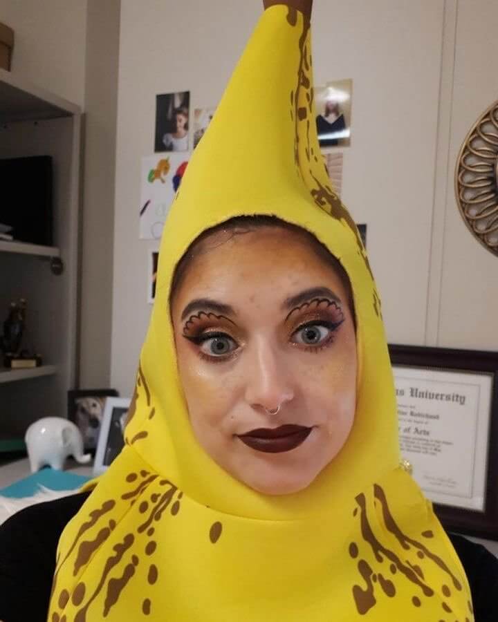 Imagine Being the Only Office Employee Dressed up for Halloween... And You're a Banana